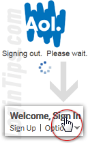 aol mail sign out