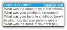 New security question for your AOL account
