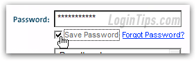 Save and remember your AOL password