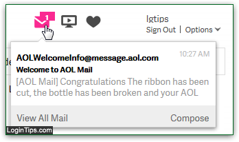 aol mail sign out