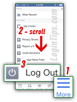 Facebook Logout: sign out of your profile