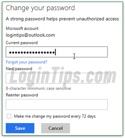 change hotmail password in outlook change hotmail password in outlook