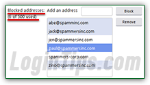 Block email addresses and domains in Yahoo Mail