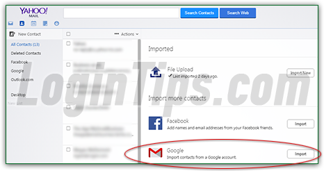 import contacts from yahoo mail to mac mail
