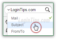 Find messages with AOL Mail search tool