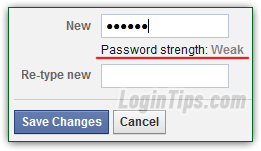 Make your Facebook password long and hard to guess