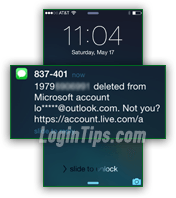 Add or remove cell phone numbers from your Hotmail account