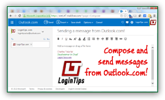 Create new email messages in Hotmail / Outlook.com