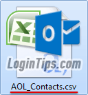 Export AOL contacts to Outlook.com