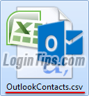 Exported Hotmail / Outlook.com contacts as CSV file
