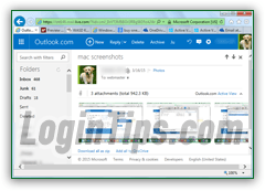 Preview / download email attachments in Hotmail / Outlook.com