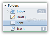 Hotmail Sent folder and Drafts folder in Outlook.com