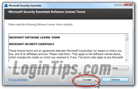 Download and install Microsoft Security Essentials