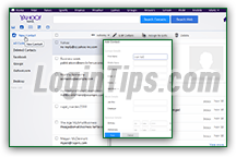 Add contacts to Yahoo Mail address book